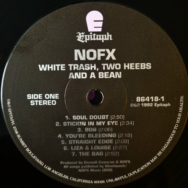 NOFX : White Trash, Two Heebs And A Bean (LP, Album, RE)