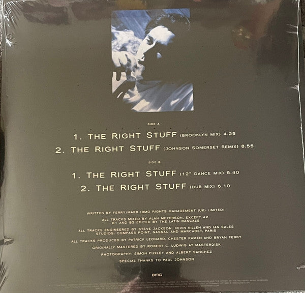 Bryan Ferry : The Right Stuff (12", RSD, Ltd, S/Edition, RSD)