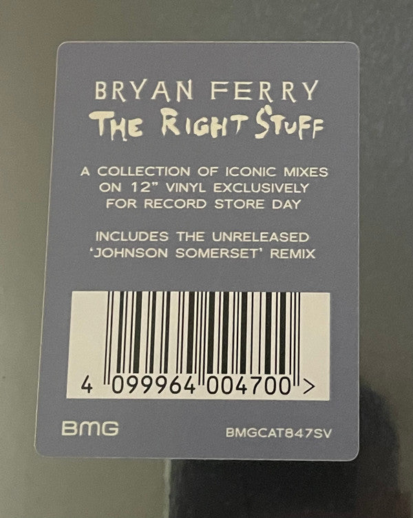 Bryan Ferry : The Right Stuff (12", RSD, Ltd, S/Edition, RSD)