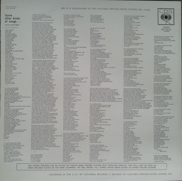Bob Dylan : Another Side Of Bob Dylan (LP, Album, RE)