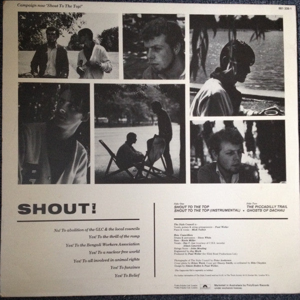 The Style Council : Shout To The Top (12", Single, Ltd)