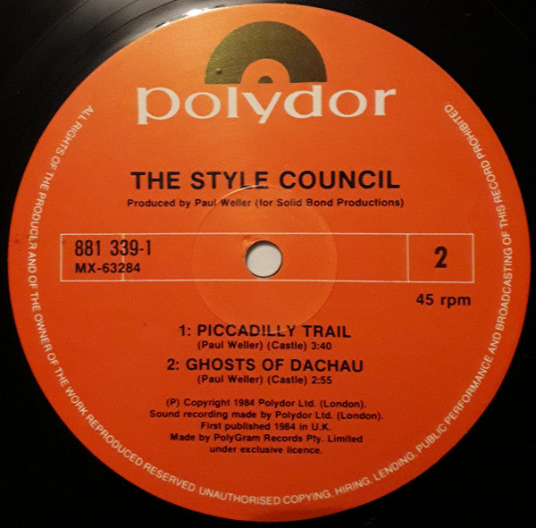 The Style Council : Shout To The Top (12", Single, Ltd)