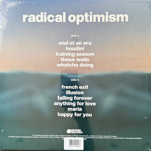 Dua Lipa : Radical Optimism (LP, Album, Red)