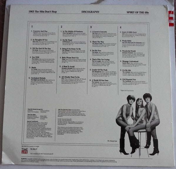 Various : The Spirit Of The 60's: 1965 The Hits Don't Stop (2xLP, Comp)