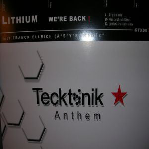 Lithium (2) : We're Back (12")
