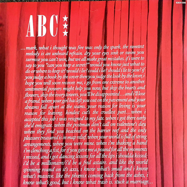 ABC : The Lexicon Of Love (LP, Album)
