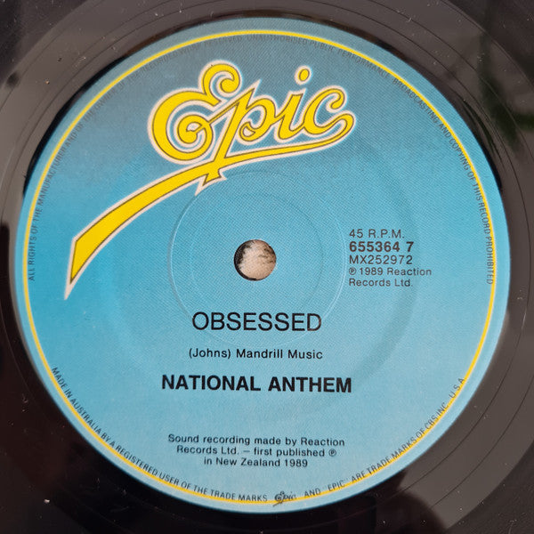 National Anthem : Please Say Something (7", Single)