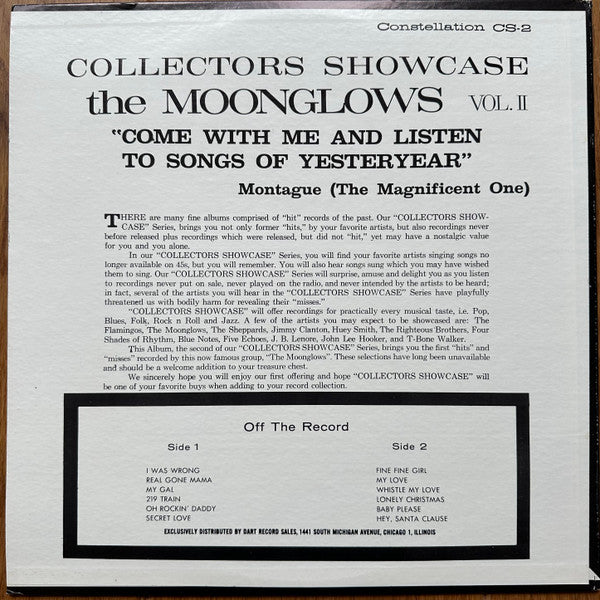 The Moonglows : Collectors Showcase Vol. II (LP, Comp)