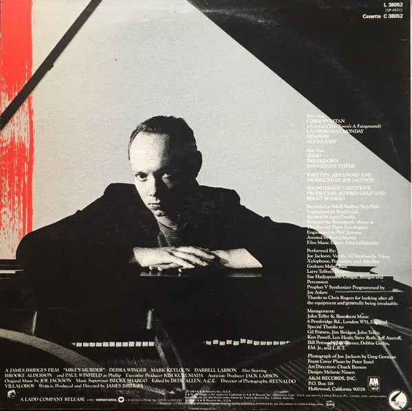 Joe Jackson : Mike's Murder - The Motion Picture Soundtrack (LP, Album)