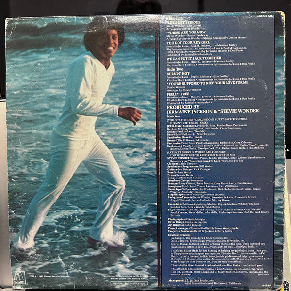 Jermaine Jackson : Let's Get Serious (LP, Album)