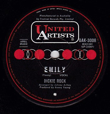 Dickie Rock : Emily (7", Single)