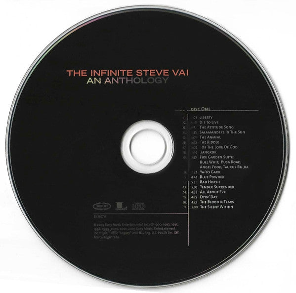 Steve Vai : The Infinite Steve Vai: An Anthology (2xCD, Comp)