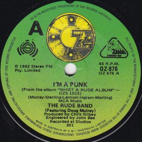 The Rude Band : I&#39;m A Punk (7&quot;)