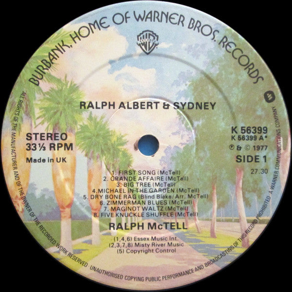 Ralph McTell : Ralph, Albert And Sydney (LP, Album)