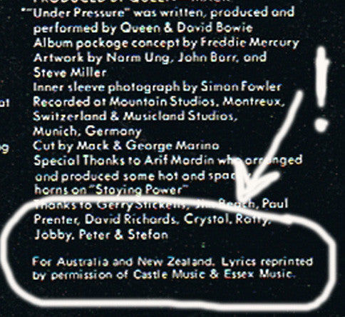 Queen : Hot Space (LP, Album)