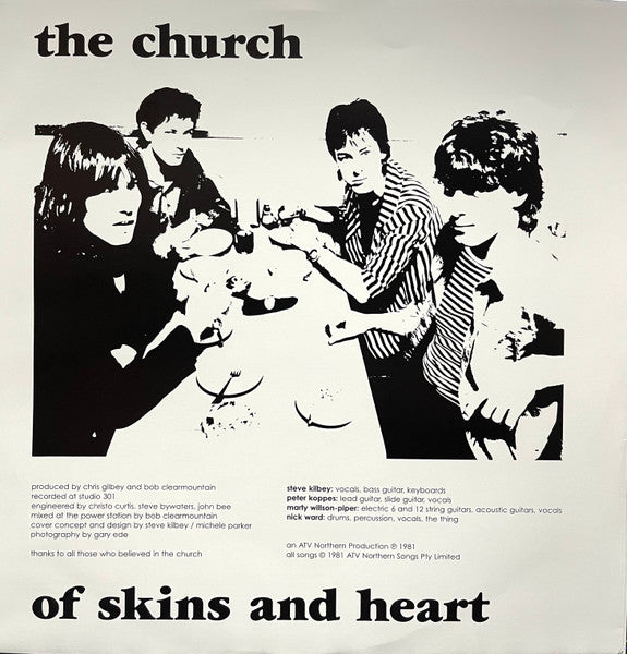 The Church : Of Skins And Heart (LP, Album, RE, Whi)