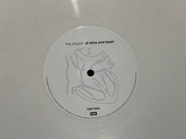 The Church : Of Skins And Heart (LP, Album, RE, Whi)