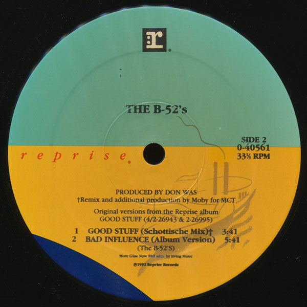 The B-52's : Good Stuff (12", Maxi)