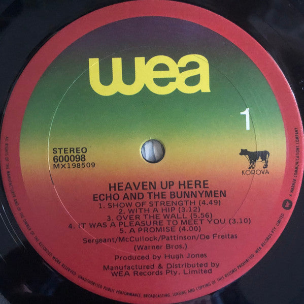 Echo & The Bunnymen : Heaven Up Here (LP, Album)