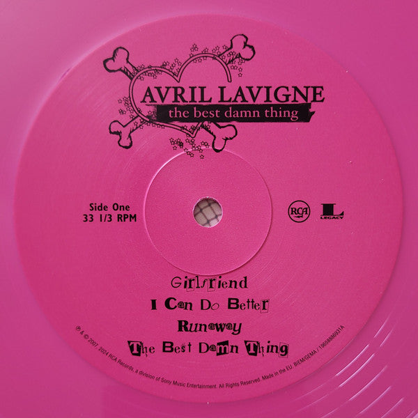 Avril Lavigne : The Best Damn Thing (2xLP, Album, RE, Pin)