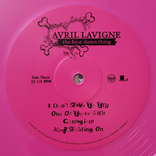 Avril Lavigne : The Best Damn Thing (2xLP, Album, RE, Pin)