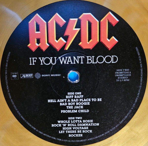 AC/DC : If You Want Blood You've Got It (LP, Album, RE, RM, S/Edition, Gol)