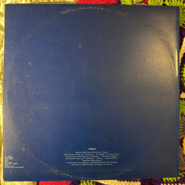 Joni Mitchell : Blue (LP, Album)