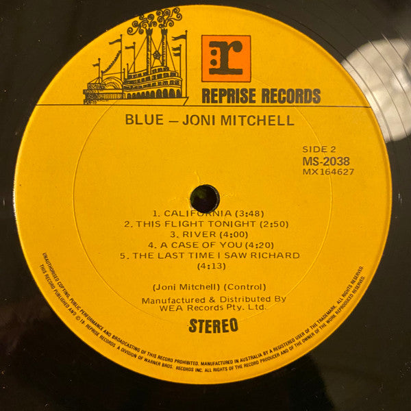 Joni Mitchell : Blue (LP, Album)