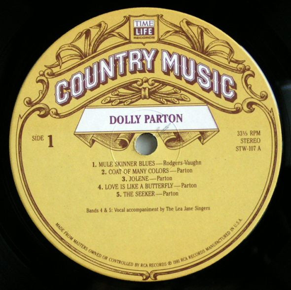 Dolly Parton : Country Music (LP, Comp, Bar)