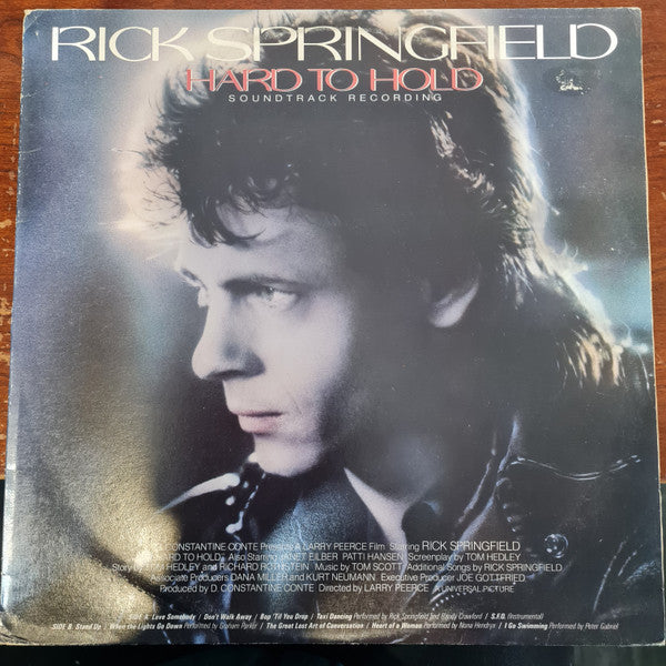 Rick Springfield : Hard To Hold - Soundtrack Recording (LP)