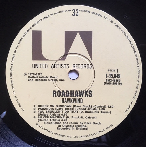 Hawkwind : Roadhawks (LP, Comp, Gat)