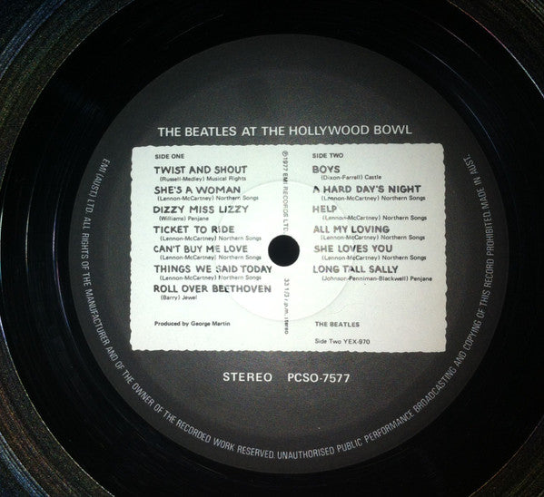 The Beatles : The Beatles At The Hollywood Bowl (LP, Album)