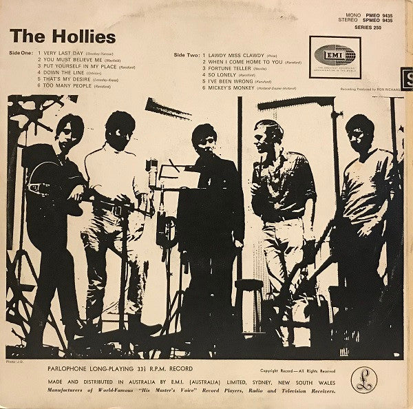 The Hollies : Hollies (LP, Album, RE)