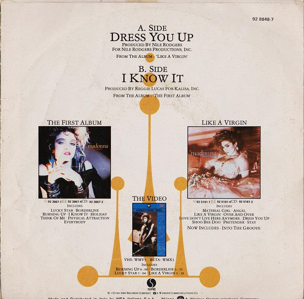 Madonna : Dress You Up (7")
