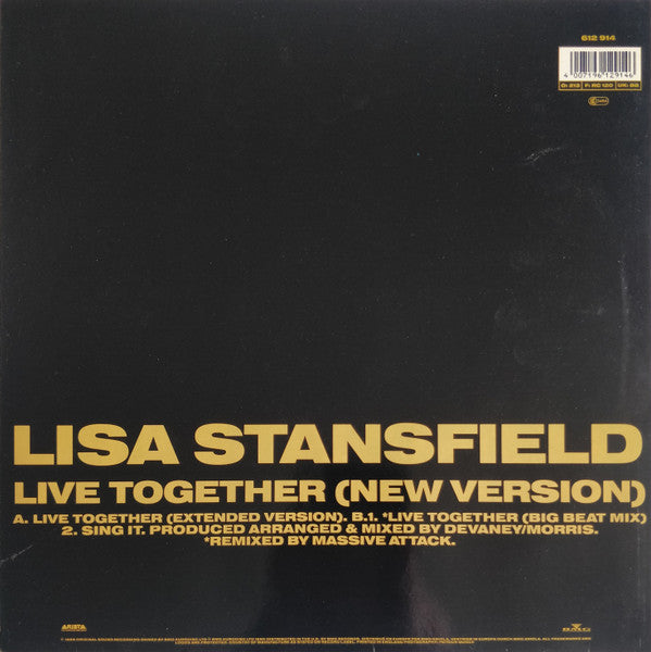 Lisa Stansfield : Live Together (New Version) (12", Single)