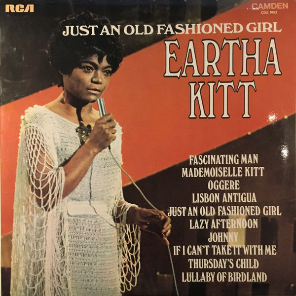 Eartha Kitt With Henri René And His Orchestra : Just An Old Fashioned Girl (LP, Album, RE)