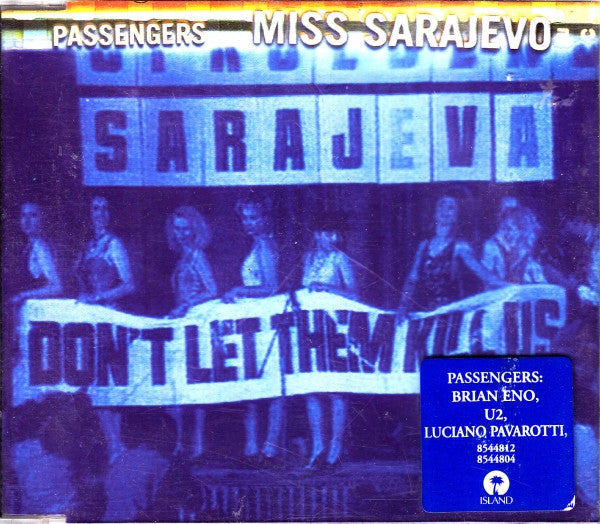 Passengers : Miss Sarajevo (CD, Single)