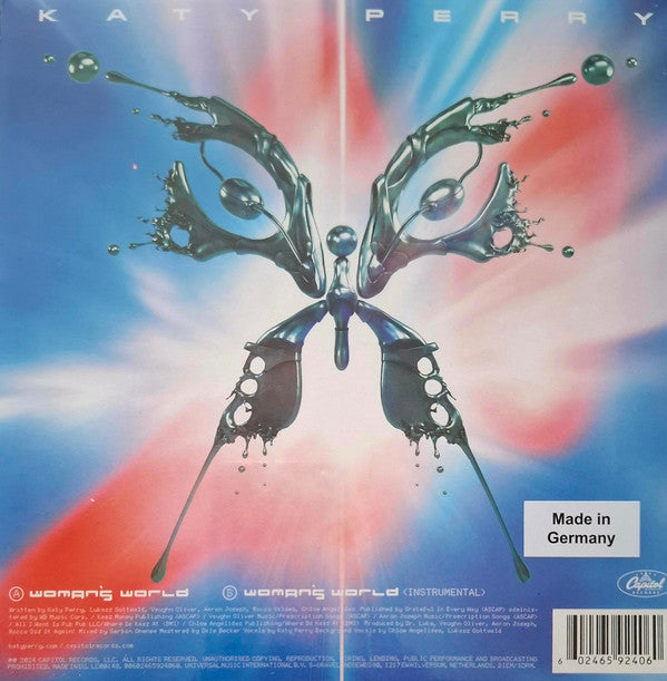 Katy Perry : Woman's World (7", Single, Ltd, Ora)