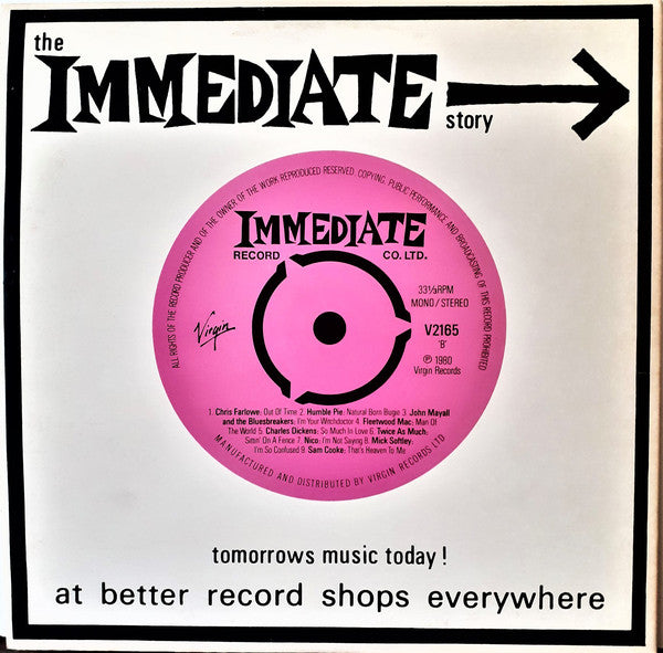 Various : The Immediate Story (LP, Comp, Gat)