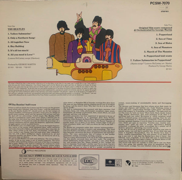 The Beatles : Yellow Submarine (LP, Album, RE)