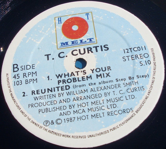 T.C. Curtis : Love's Got Me On A Merry Go Round (12", Single)