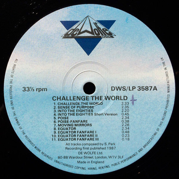 Simon Park / Darryl Way : Challenge The World (LP)