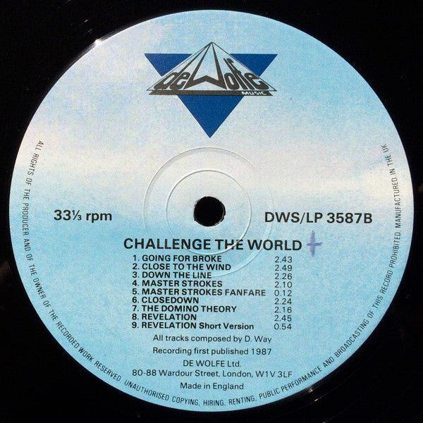 Simon Park / Darryl Way : Challenge The World (LP)