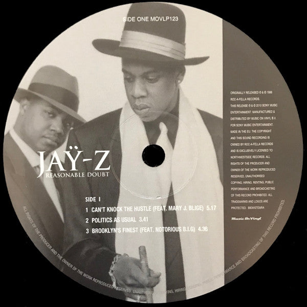 Jay-Z : Reasonable Doubt (2xLP, Album, RE, 180 + 10", Ltd)