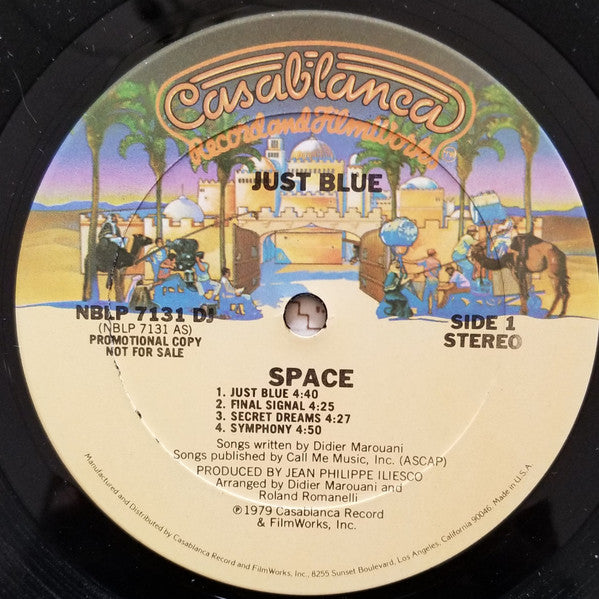 Space : Just Blue (LP, Album, Promo)