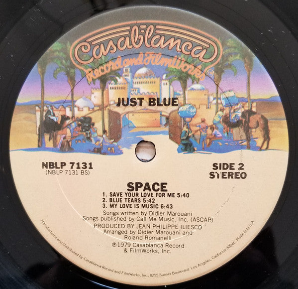 Space : Just Blue (LP, Album, Promo)