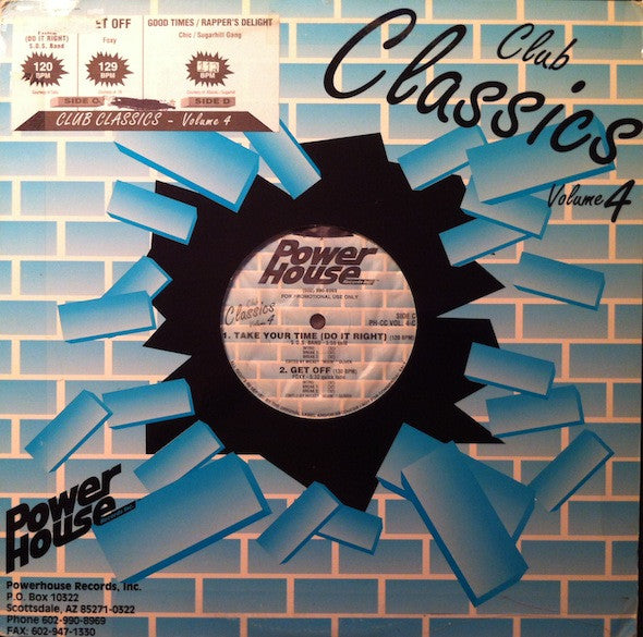 Various : Club Classics Volume 4 (2x12", Comp, Promo)