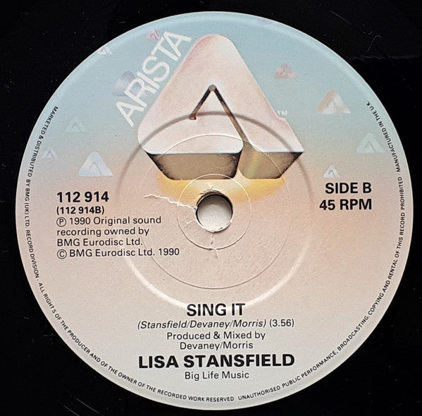 Lisa Stansfield : Live Together (New Version) (7", Single)