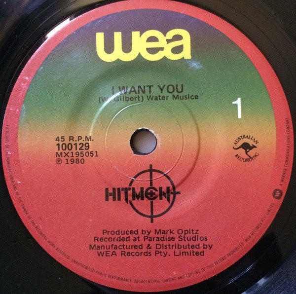 The Hitmen (4) : I Want You (7", Single)