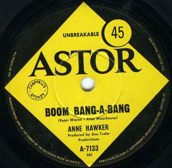 Anne Hawker : Boom Bang-A-Bang (7&quot;, Single)